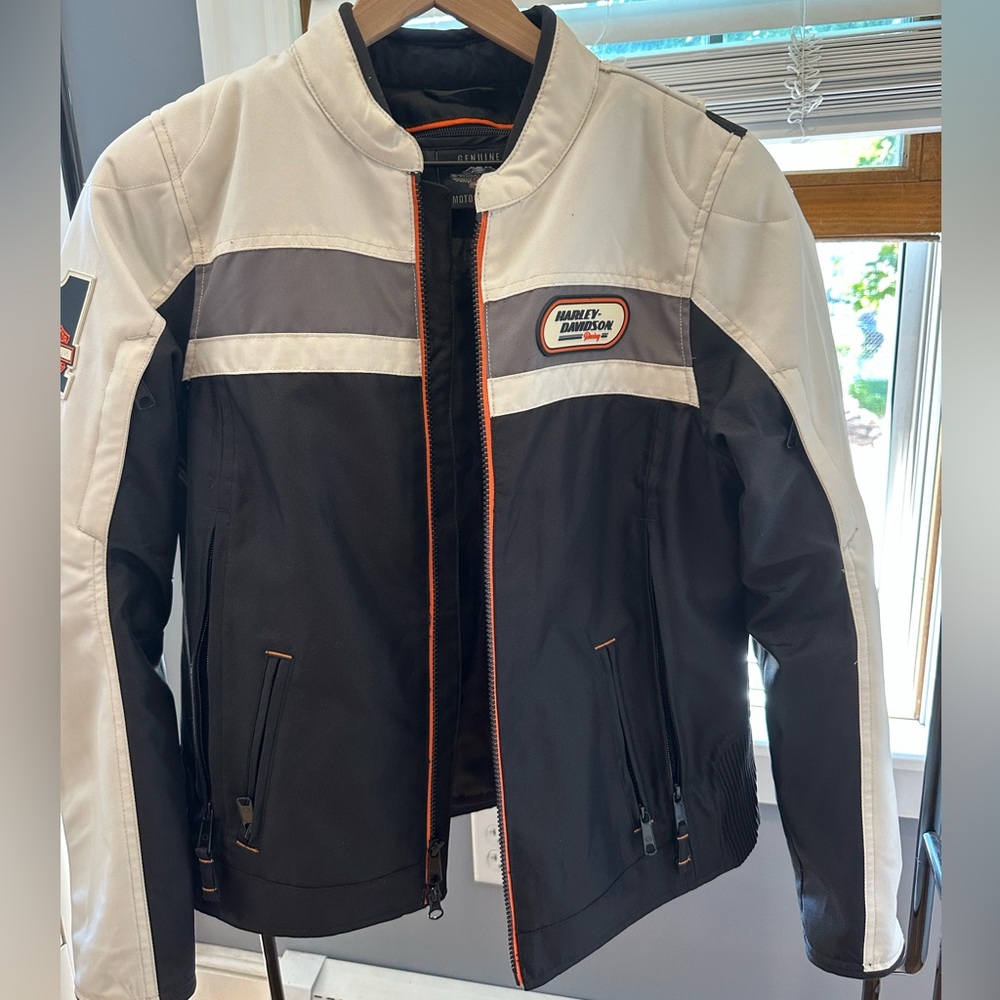 Harley Davidson women’s riding jacket with removable lining